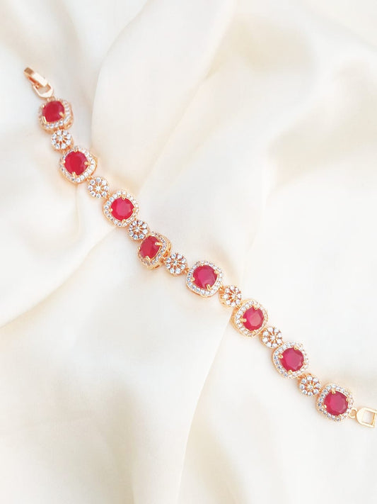 RED GOLD BRACLET B100