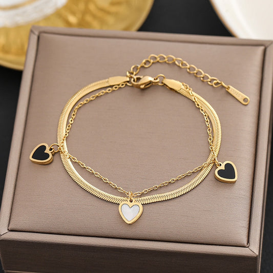 MULTI HEART BRACLET B120