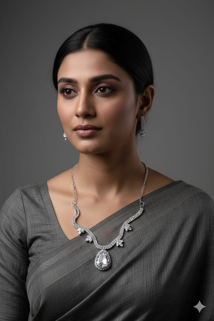 CRYSTAL DROP LOCKET SET L105
