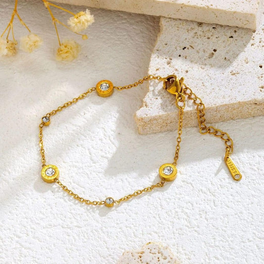 DIAMOND STUD BRACLET B118