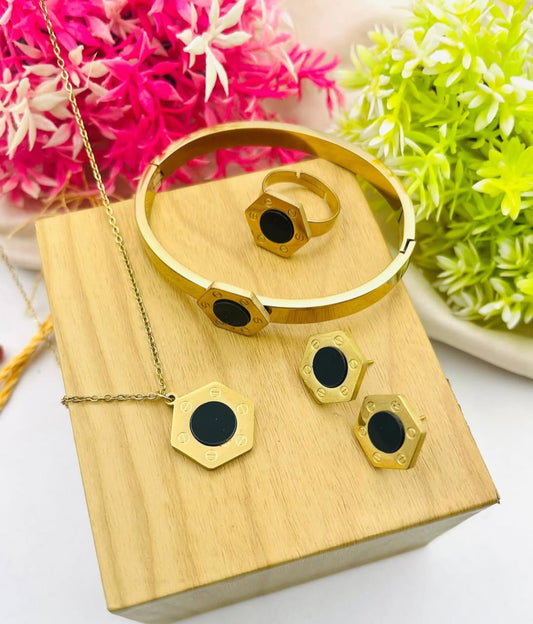ANTIQUE COMBO LOCKET SET L116