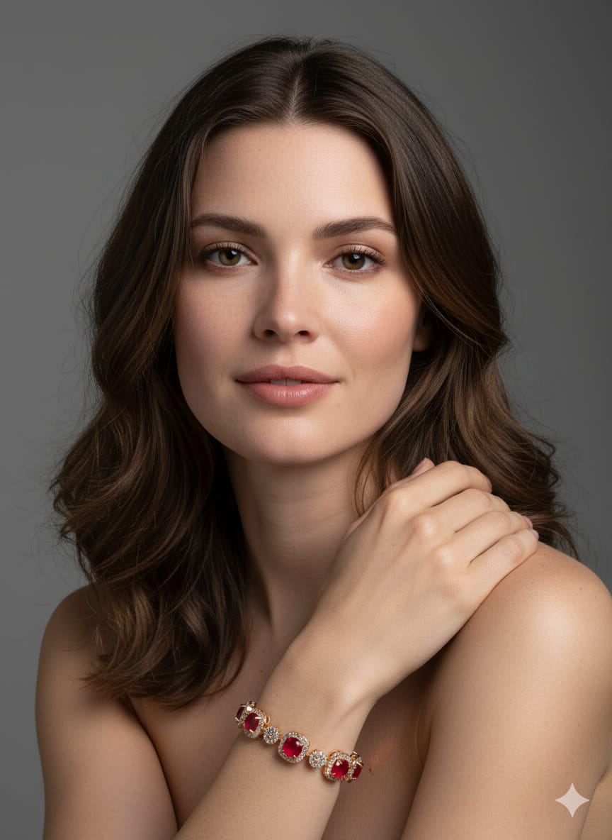 RED GOLD BRACLET B100