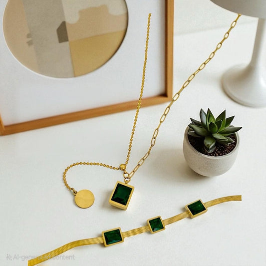 GREEN CUBIC SET P127