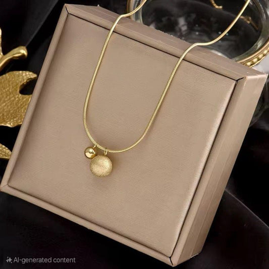 GOLD BALL PENDANT P112